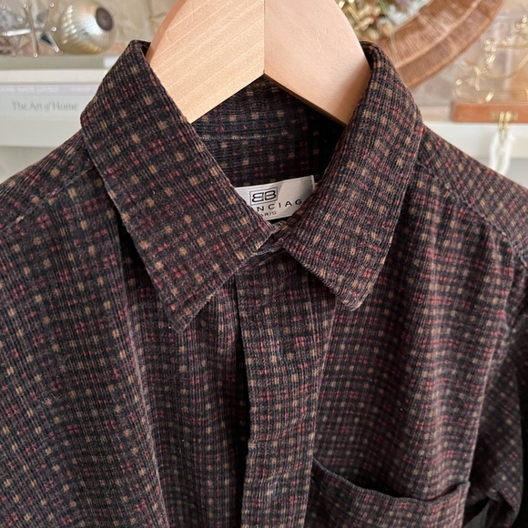Men's Checkered Shirt - Brown - Picture 5 of 5